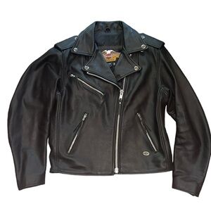 Harley-Davidson Vintage Genuine Leather Motorcycle Jacket